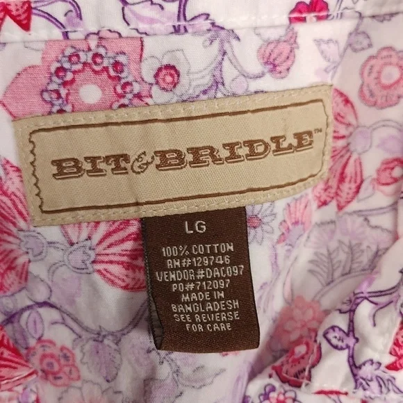 Bit & Bridle women's large sized sleeveless blouse - Picture 2 of 9